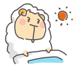 Daily of "kawaii" sheep of japan sticker #2644008