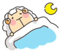 Daily of "kawaii" sheep of japan sticker #2644009