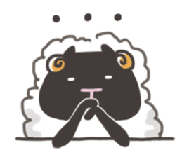 Daily of "kawaii" sheep of japan sticker #2644010