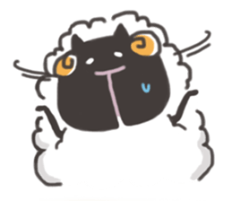 Daily of "kawaii" sheep of japan sticker #2644016