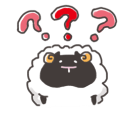Daily of "kawaii" sheep of japan sticker #2644017
