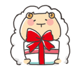 Daily of "kawaii" sheep of japan sticker #2644021