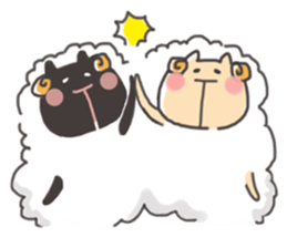 Daily of "kawaii" sheep of japan sticker #2644023