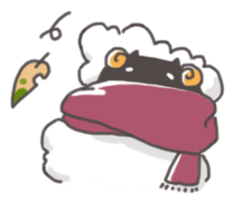 Daily of "kawaii" sheep of japan sticker #2644024