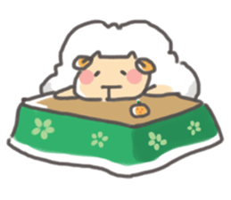 Daily of "kawaii" sheep of japan sticker #2644027
