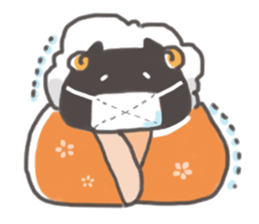 Daily of "kawaii" sheep of japan sticker #2644029
