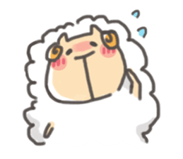 Daily of "kawaii" sheep of japan sticker #2644032