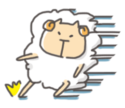 Daily of "kawaii" sheep of japan sticker #2644033