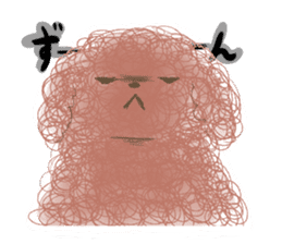 messy poodle pooko sticker #2644829