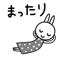 Wind rabbit sticker #2645603