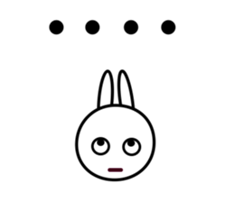 Wind rabbit sticker #2645604