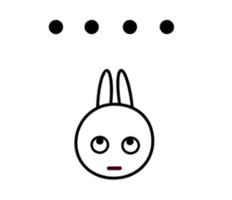 Wind rabbit sticker #2645604
