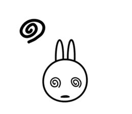 Wind rabbit sticker #2645629