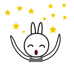 Wind rabbit sticker #2645630