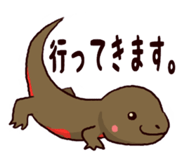 A newt and salamander sticker #2645639