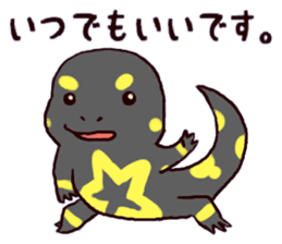 A newt and salamander sticker #2645668