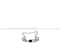 Thin Polar Bear sticker #2645776