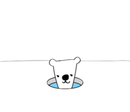Thin Polar Bear sticker #2645777