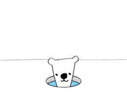 Thin Polar Bear sticker #2645777