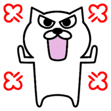 Simple cat is the best. sticker #2645838