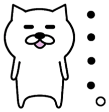 Simple cat is the best. sticker #2645839
