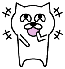 Simple cat is the best. sticker #2645840