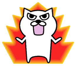 Simple cat is the best. sticker #2645844