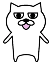 Simple cat is the best. sticker #2645865