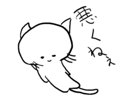 shiro-neco sticker #2646568