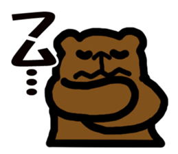 SMALL BEAR STAMP sticker #2646777