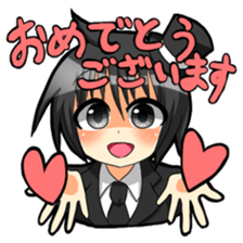 KUROKAMI brothers and friends sticker #2646841