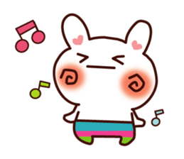 miss rabbit by chiimero sticker #2646915