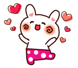 miss rabbit by chiimero sticker #2646923