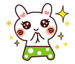 miss rabbit by chiimero sticker #2646925