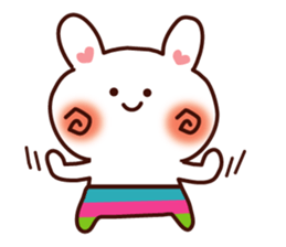 miss rabbit by chiimero sticker #2646927