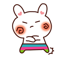 miss rabbit by chiimero sticker #2646943