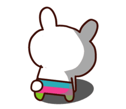 miss rabbit by chiimero sticker #2646950