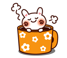 miss rabbit by chiimero sticker #2646952