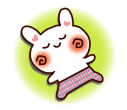 miss rabbit by chiimero sticker #2646954