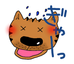 Everyday greeting cat Sticker sticker #2647047