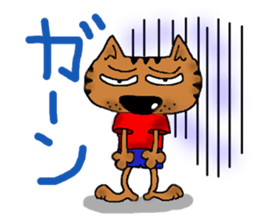 Everyday greeting cat Sticker sticker #2647048