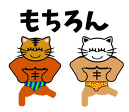 Macho cat dancer 2 sticker #2647317