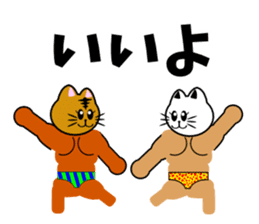 Macho cat dancer 2 sticker #2647347
