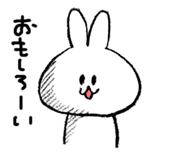 Rabbit is not the true feelings sticker #2647517