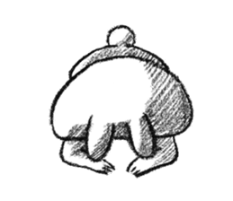 Rabbit is not the true feelings sticker #2647535