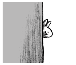 Rabbit is not the true feelings sticker #2647545