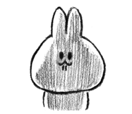 Rabbit is not the true feelings sticker #2647546