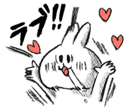 Rabbit is not the true feelings sticker #2647552