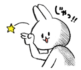 Rabbit is not the true feelings sticker #2647554