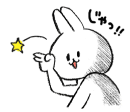 Rabbit is not the true feelings sticker #2647554